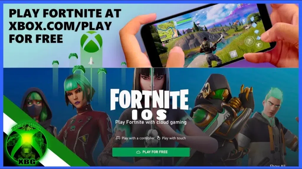 xbox cloud gaming fortnite